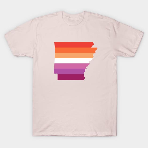 Arkansas Lesbian Pride T-Shirt by littleSamantics